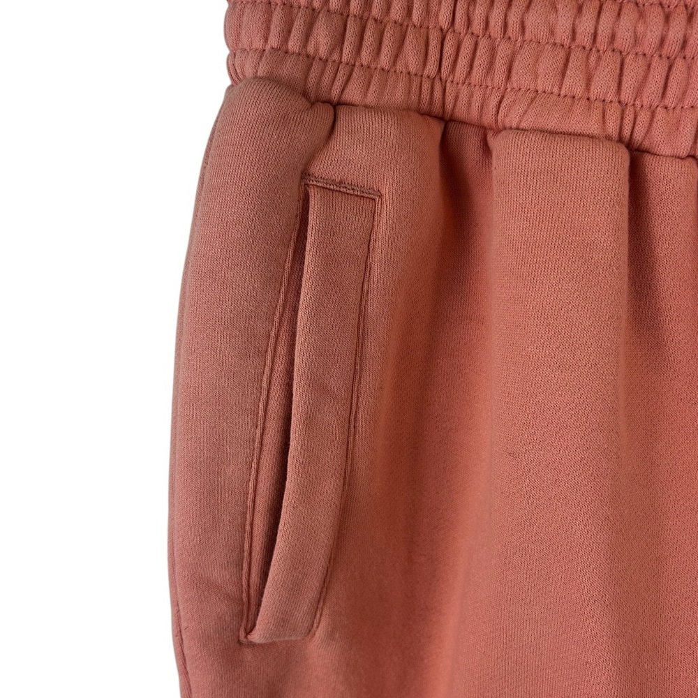 For Love & Lemons M peachy Pink Josie Sweatpants High Rise Gym Sweat Pants - Picture 9 of 14